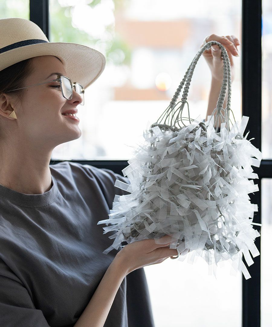 トートバッグ かごバッグ 巾着 レディース Papiliyo パピリオ