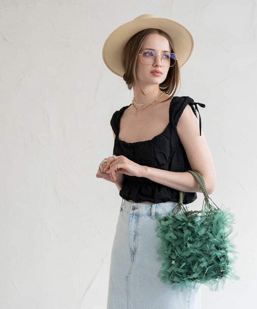 トートバッグ かごバッグ 巾着 レディース Papiliyo パピリオ