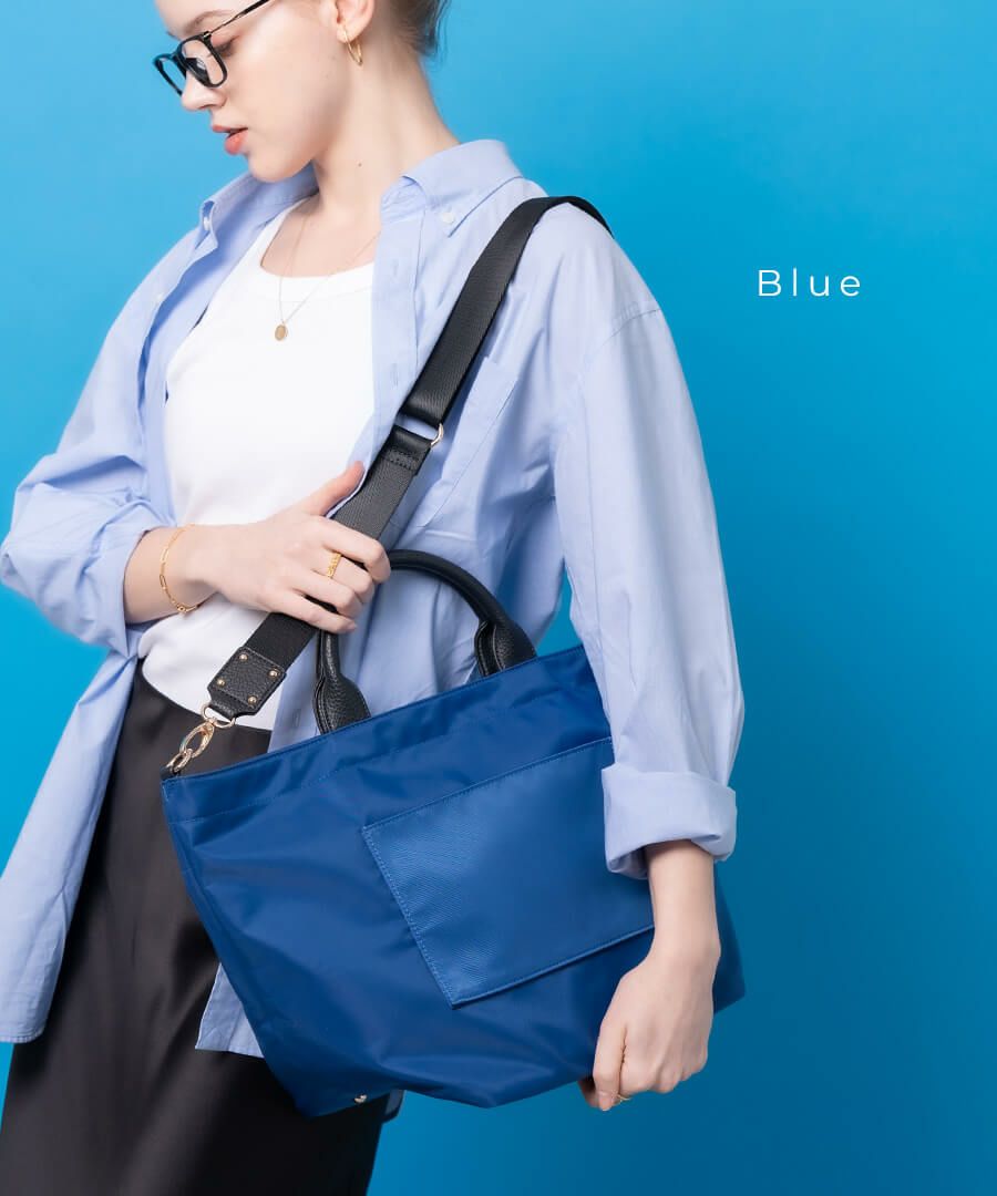 2wayナイロントートバッグ ショルダーバッグ 撥水 軽量