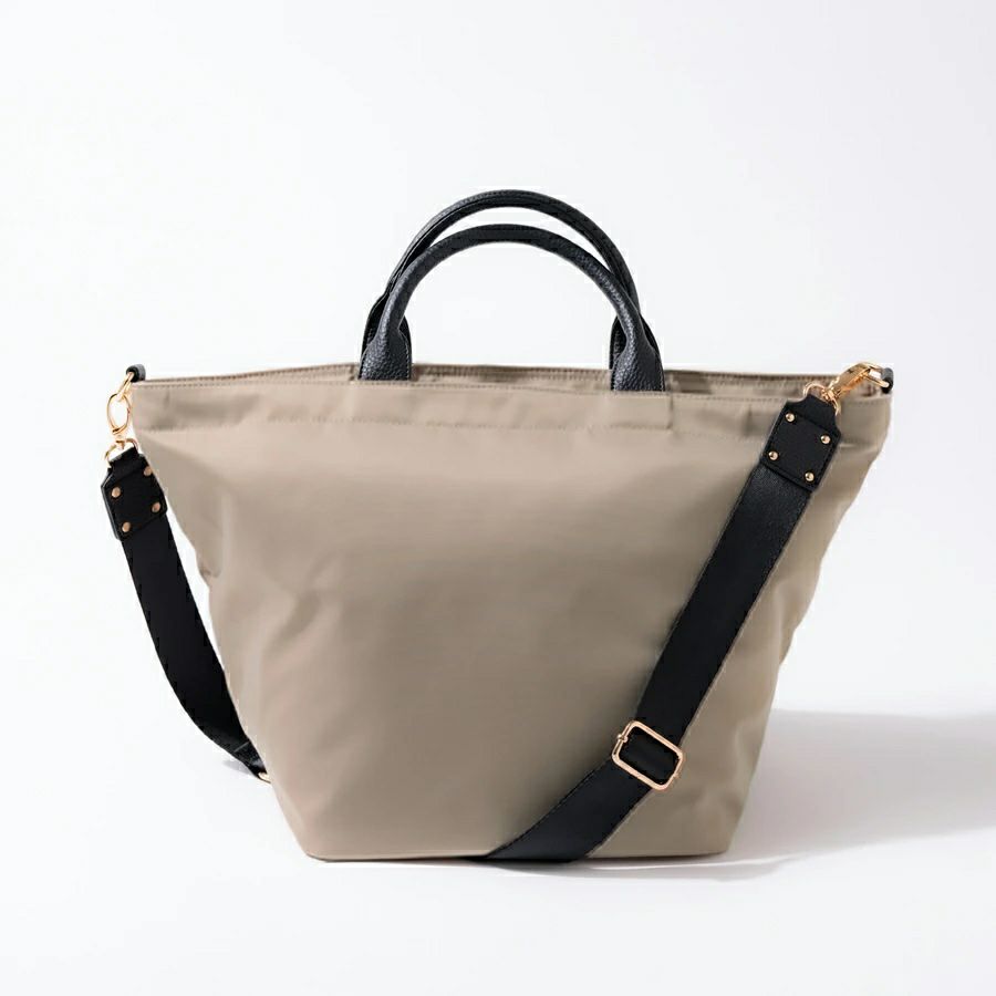 2wayナイロントートバッグ ショルダーバッグ 撥水 軽量