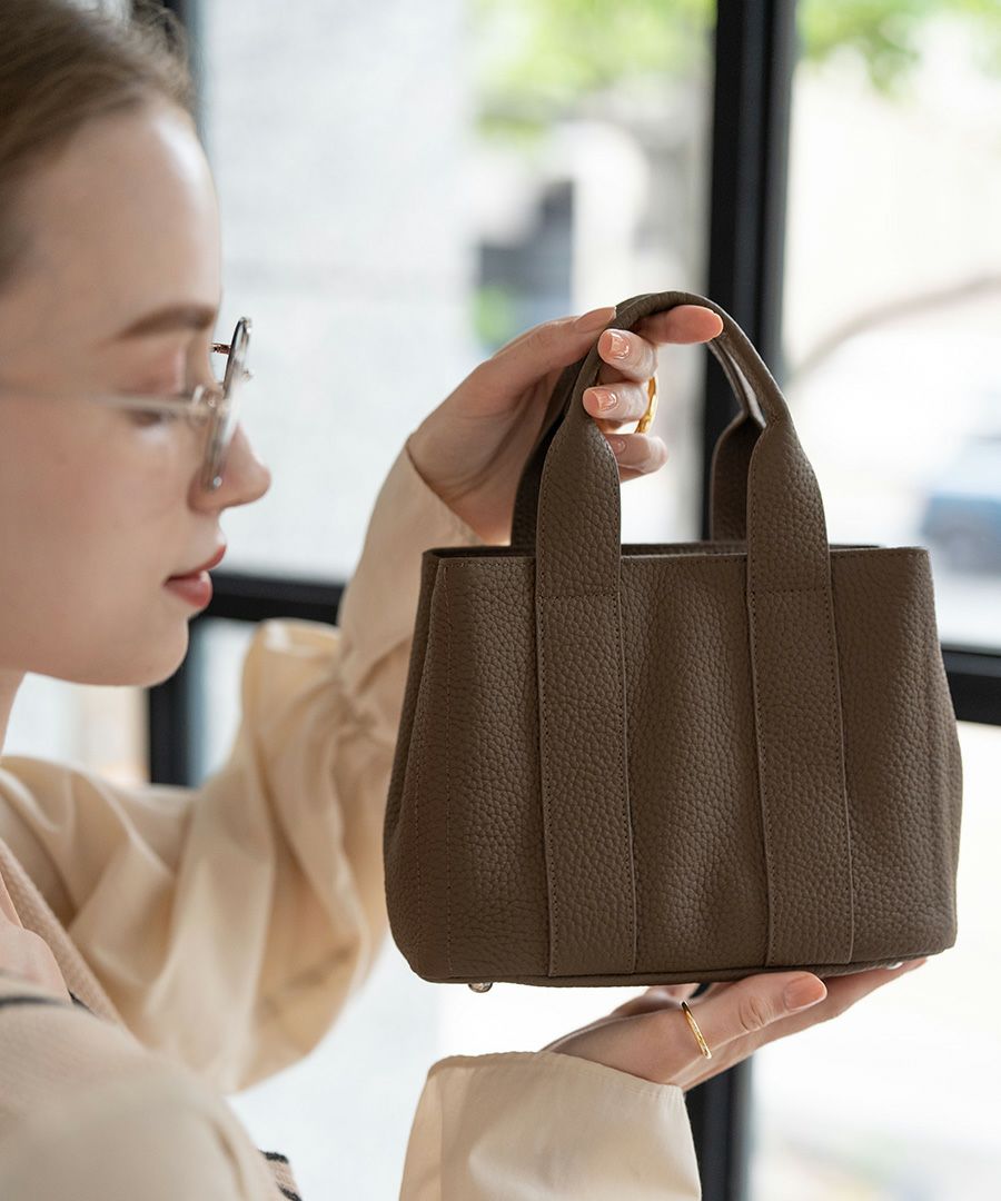 Baby Luziny ベイビールジニー 本革 2way ショルダーバッグ ハンドバッグ ミニ レディース 斜めがけ 大人