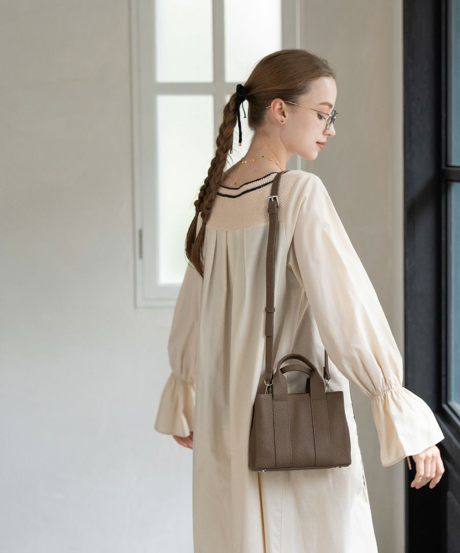 Baby Luziny ベイビールジニー 本革 2way ショルダーバッグ ハンドバッグ ミニ レディース 斜めがけ 大人