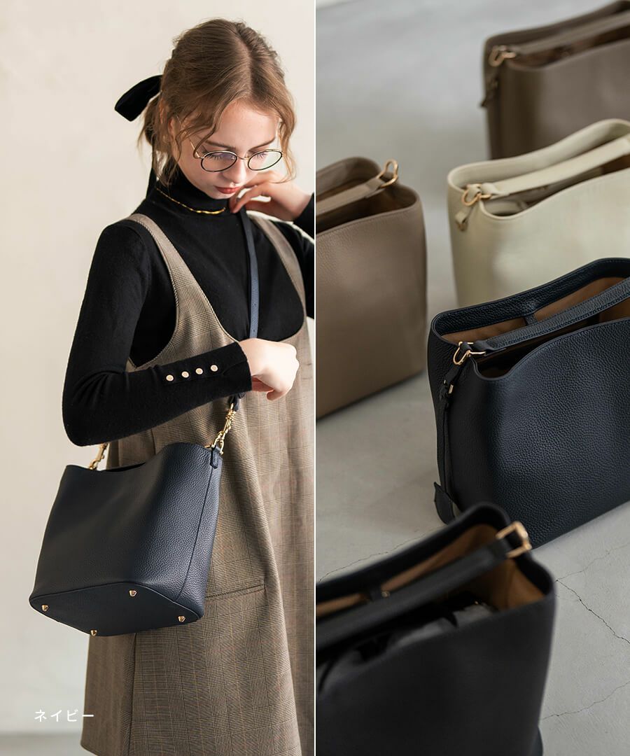 本革 ショルダーバッグ Akaneさん&HAYNIコラボ