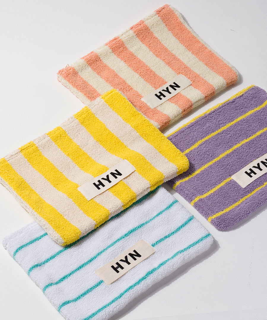 タオル生地 ポーチ Luluana pouch L ルルアナポーチL