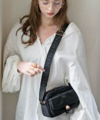 ショルダーバッグ 撥水 レディース 斜めがけ【Baby Lenum ベイビーレナム｜HAYNI ヘイニ】メッセンジャーバッグ ナイロン ナイロンバッグ