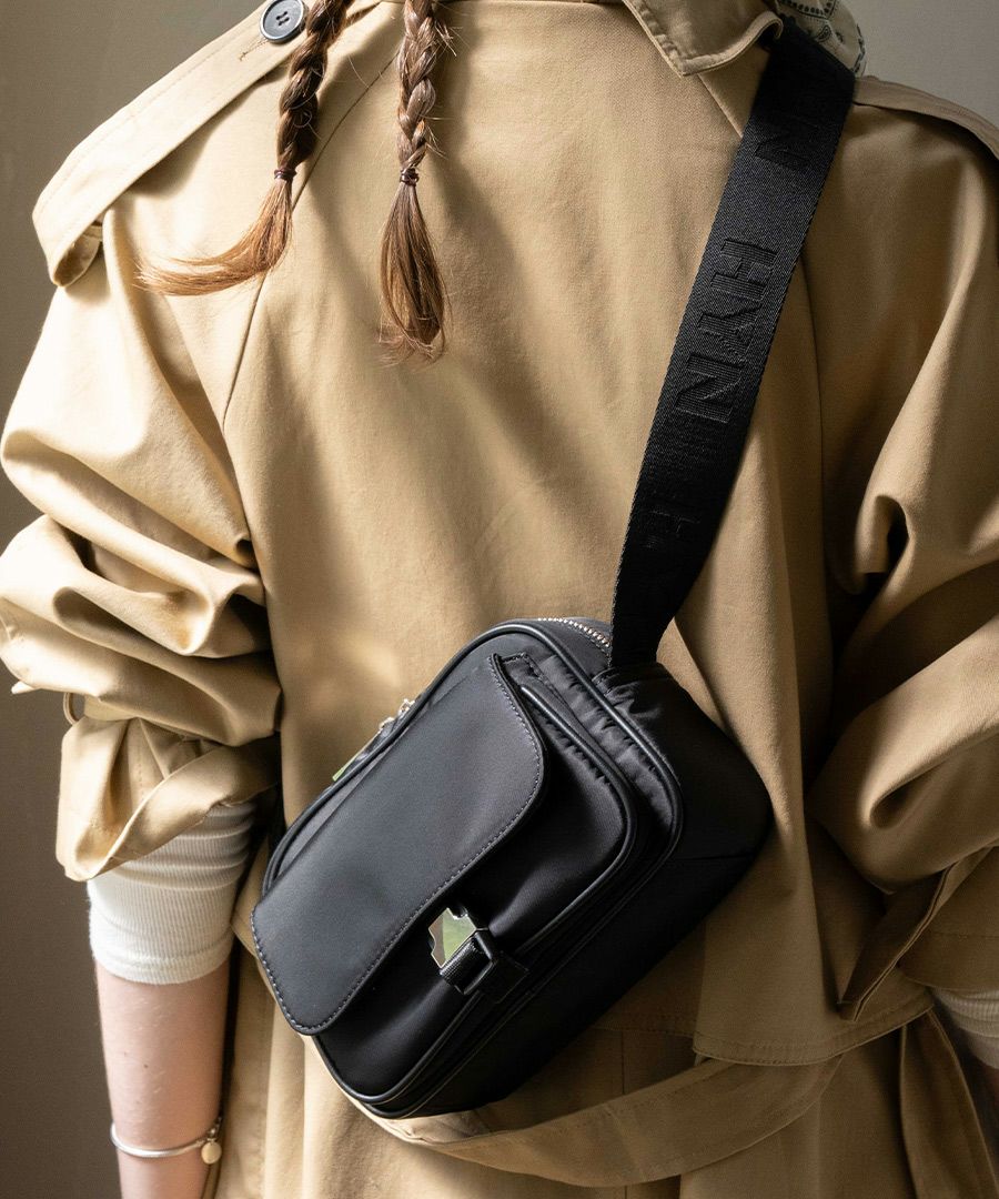 ショルダーバッグ 撥水 レディース 斜めがけ【Baby Lenum ベイビーレナム｜HAYNI ヘイニ】メッセンジャーバッグ ナイロン ナイロンバッグ