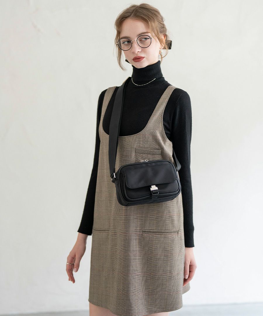 ショルダーバッグ 撥水 レディース 斜めがけ【Baby Lenum ベイビーレナム｜HAYNI ヘイニ】メッセンジャーバッグ ナイロン ナイロンバッグ