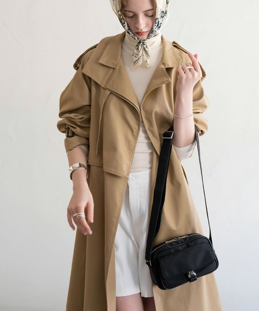 ショルダーバッグ 撥水 レディース 斜めがけ【Baby Lenum ベイビーレナム｜HAYNI ヘイニ】メッセンジャーバッグ ナイロン ナイロンバッグ