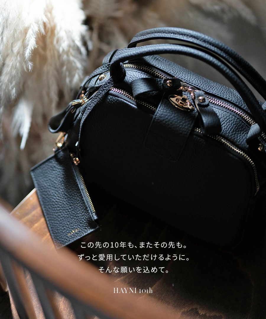 本革 ショルダーバッグ ハンドバッグ レディース 【Nene Loche ネネロシェ｜HAYNI ヘイニ】ボストンバッグ 