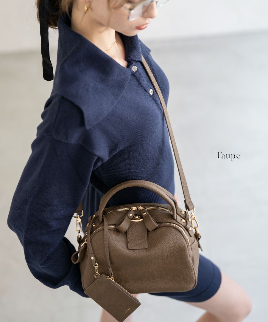 本革 ショルダーバッグ ハンドバッグ レディース 【Nene Loche ネネロシェ｜HAYNI ヘイニ】ボストンバッグ 