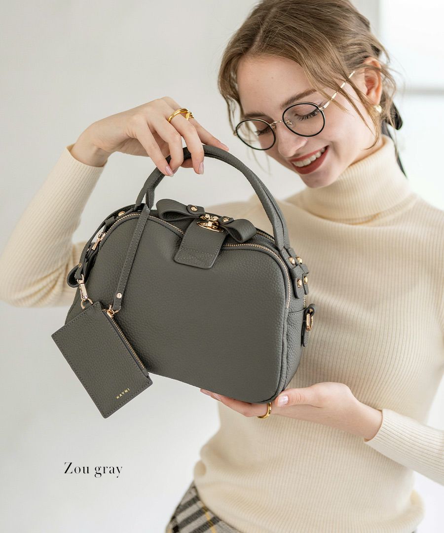 本革 ショルダーバッグ ハンドバッグ レディース 【Nene Loche ネネロシェ｜HAYNI ヘイニ】ボストンバッグ 