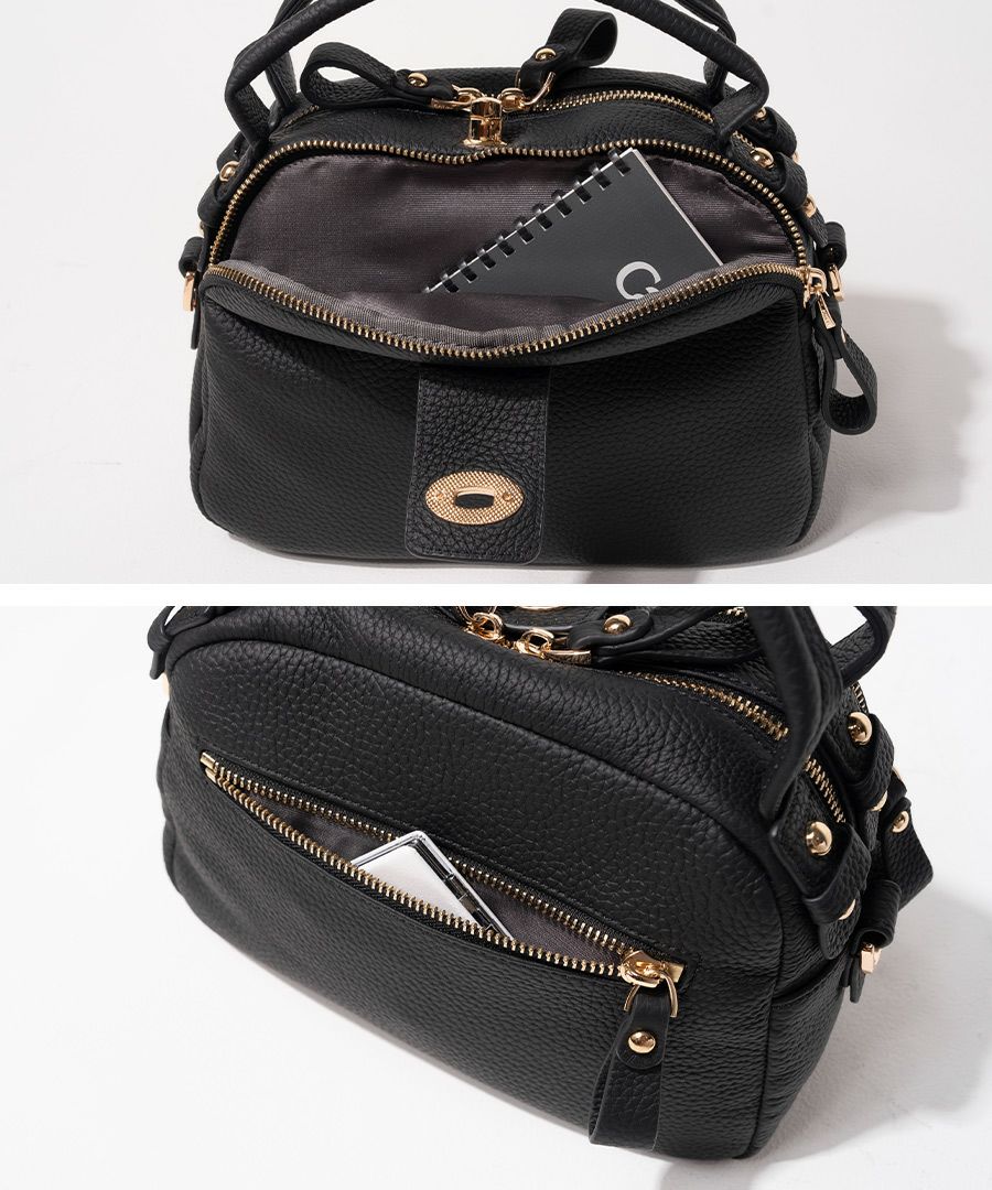 本革 ショルダーバッグ ハンドバッグ レディース 【Nene Loche ネネロシェ｜HAYNI ヘイニ】ボストンバッグ 