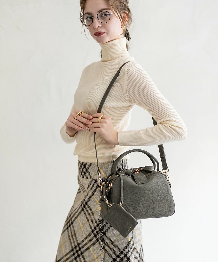 本革 ショルダーバッグ ハンドバッグ レディース 【Nene Loche ネネロシェ｜HAYNI ヘイニ】ボストンバッグ 