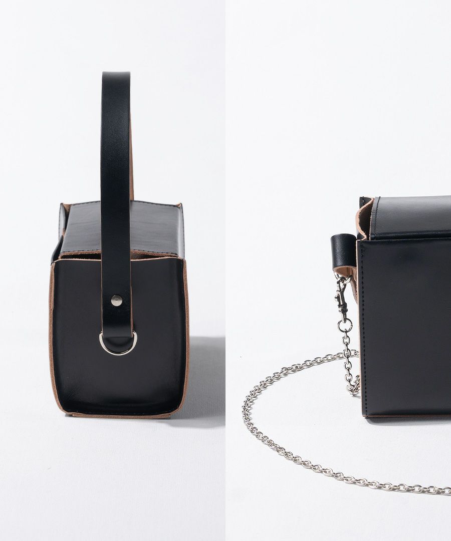 本革 Tideway タイドウェイ バニティバッグ　TIDEWAY vanityboxbag タイドウェイ バニティボックスバッグ