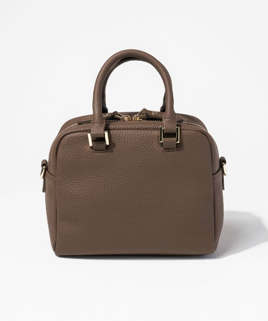 本革 2way スクエア ハンドバッグ ショルダーバッグ Carret カレ トープ