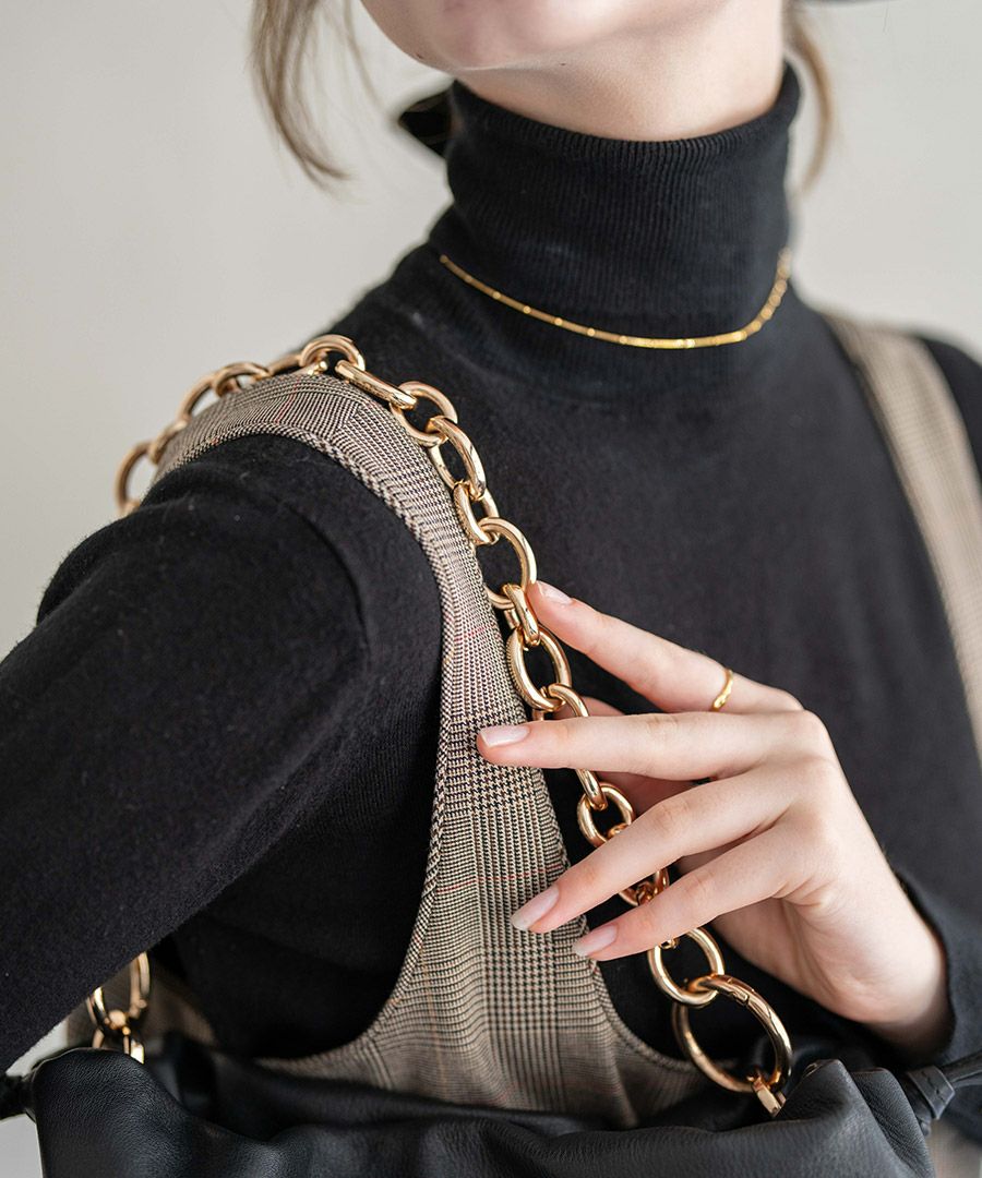 本革 2way ハンドバッグ Moonelle ムーネル