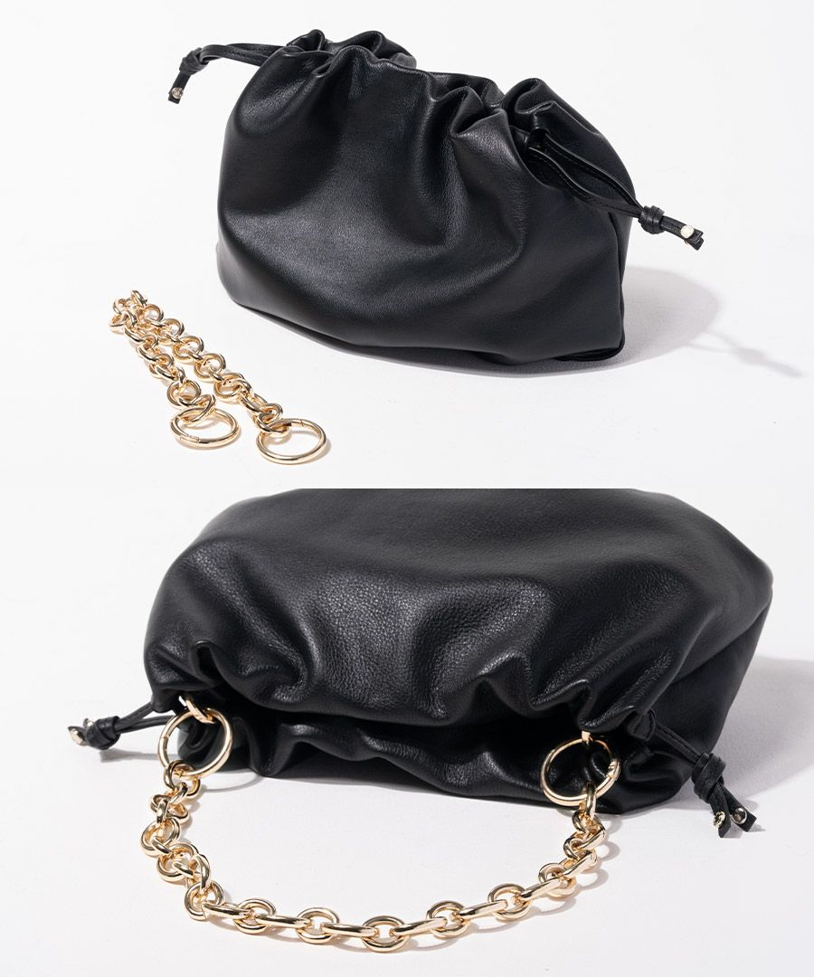 本革 2way ハンドバッグ Moonelle ムーネル