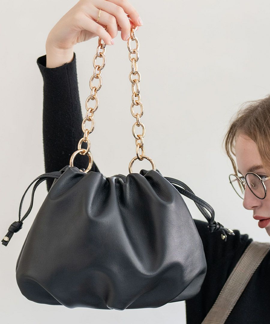 本革 2way ハンドバッグ Moonelle ムーネル