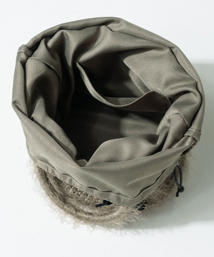 シャギー×リボン トートバッグ　Rubante ルバンテ