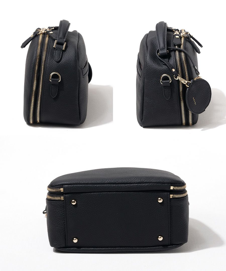 本革 2way ショルダーバッグ ハンドバッグ ボストンバッグ　Rumie ルミエ