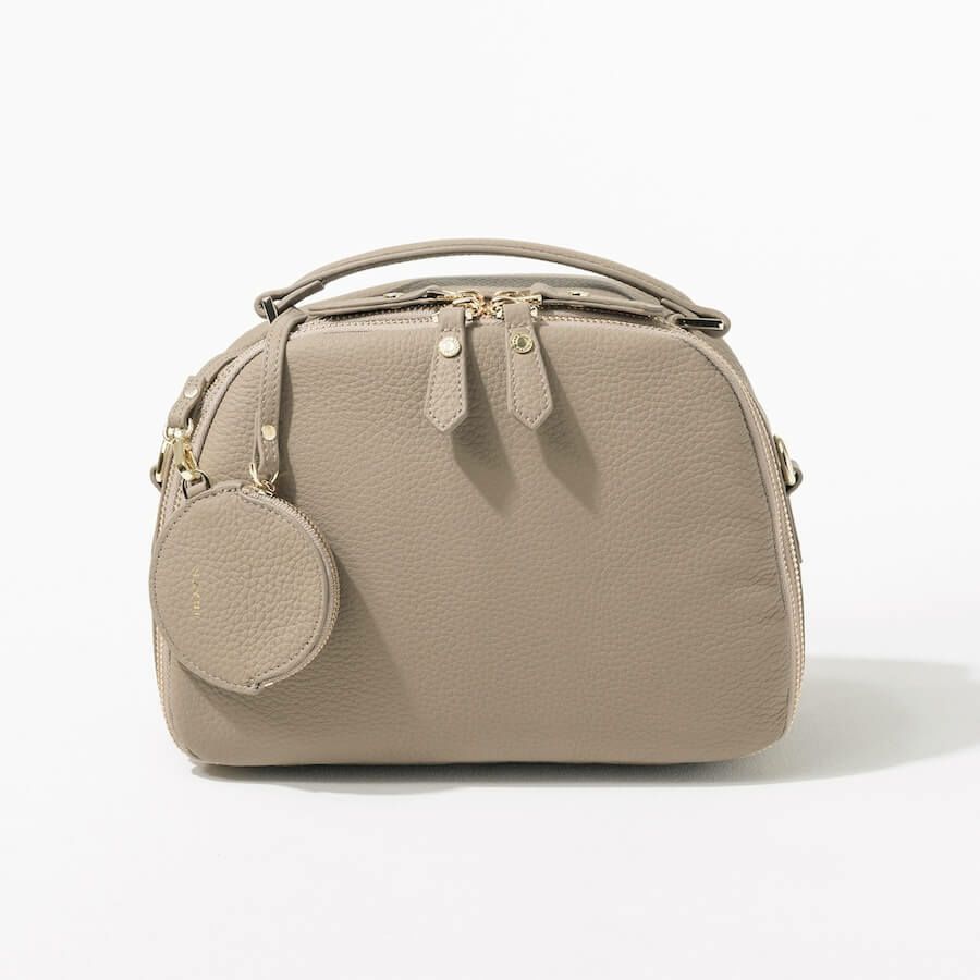 本革 2way ショルダーバッグ ハンドバッグ ボストンバッグ　Rumie ルミエ