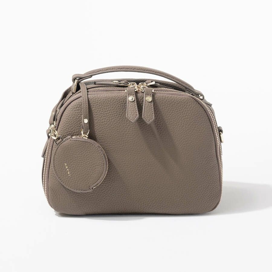 本革 2way ショルダーバッグ ハンドバッグ ボストンバッグ　Rumie ルミエ