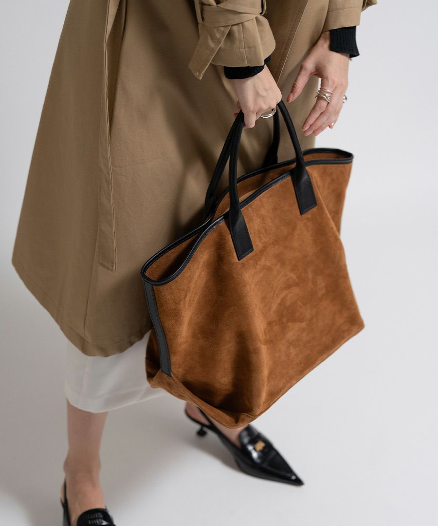 Vinnen ヴィネ｜MAISON HAYNI スエード 本革 トートバッグ