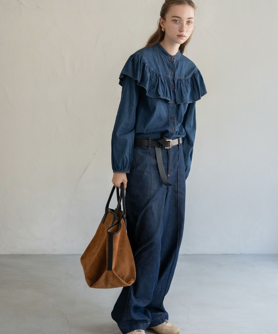 Vinnen ヴィネ｜MAISON HAYNI スエード 本革 トートバッグ