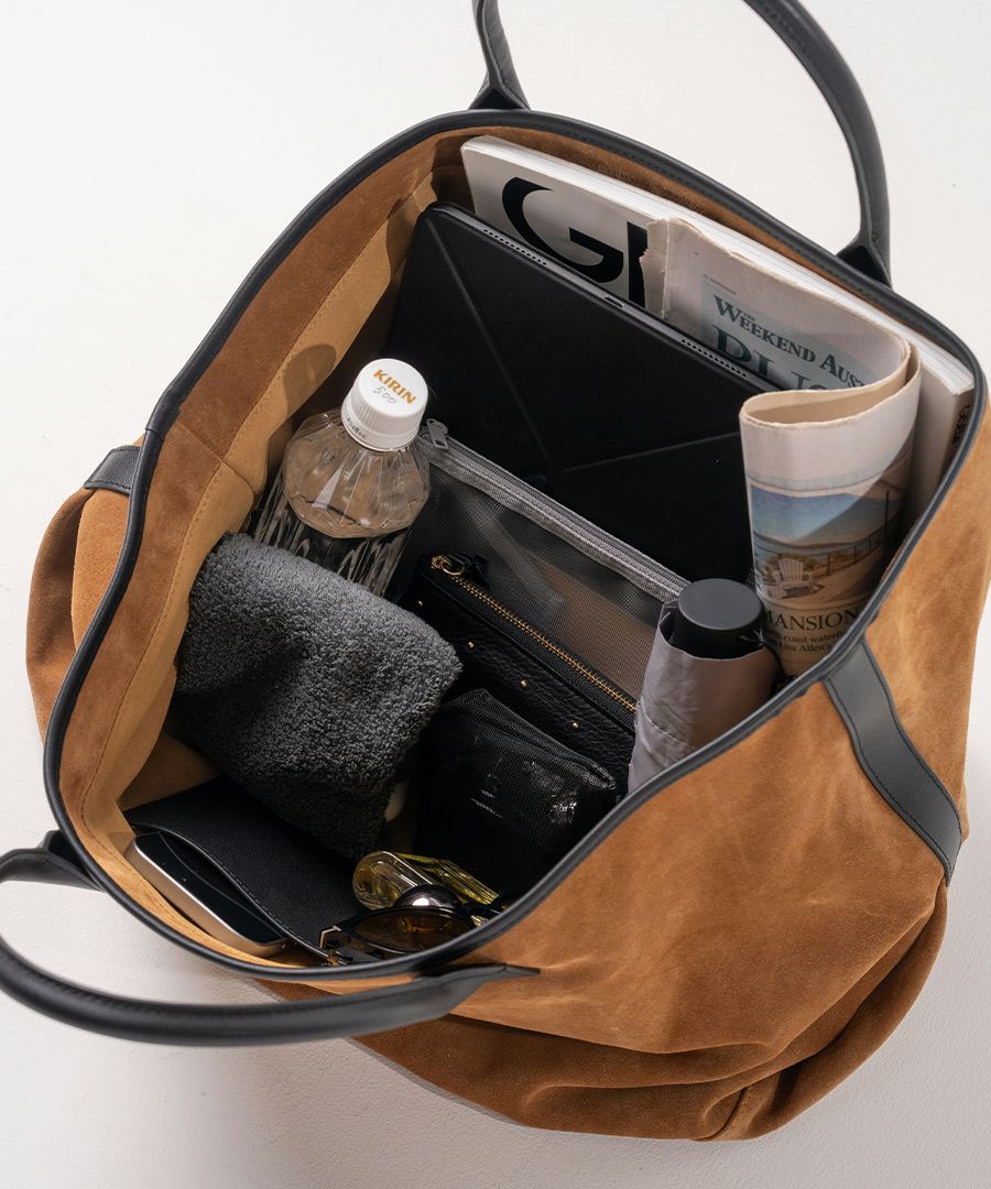 Vinnen ヴィネ｜MAISON HAYNI スエード 本革 トートバッグ