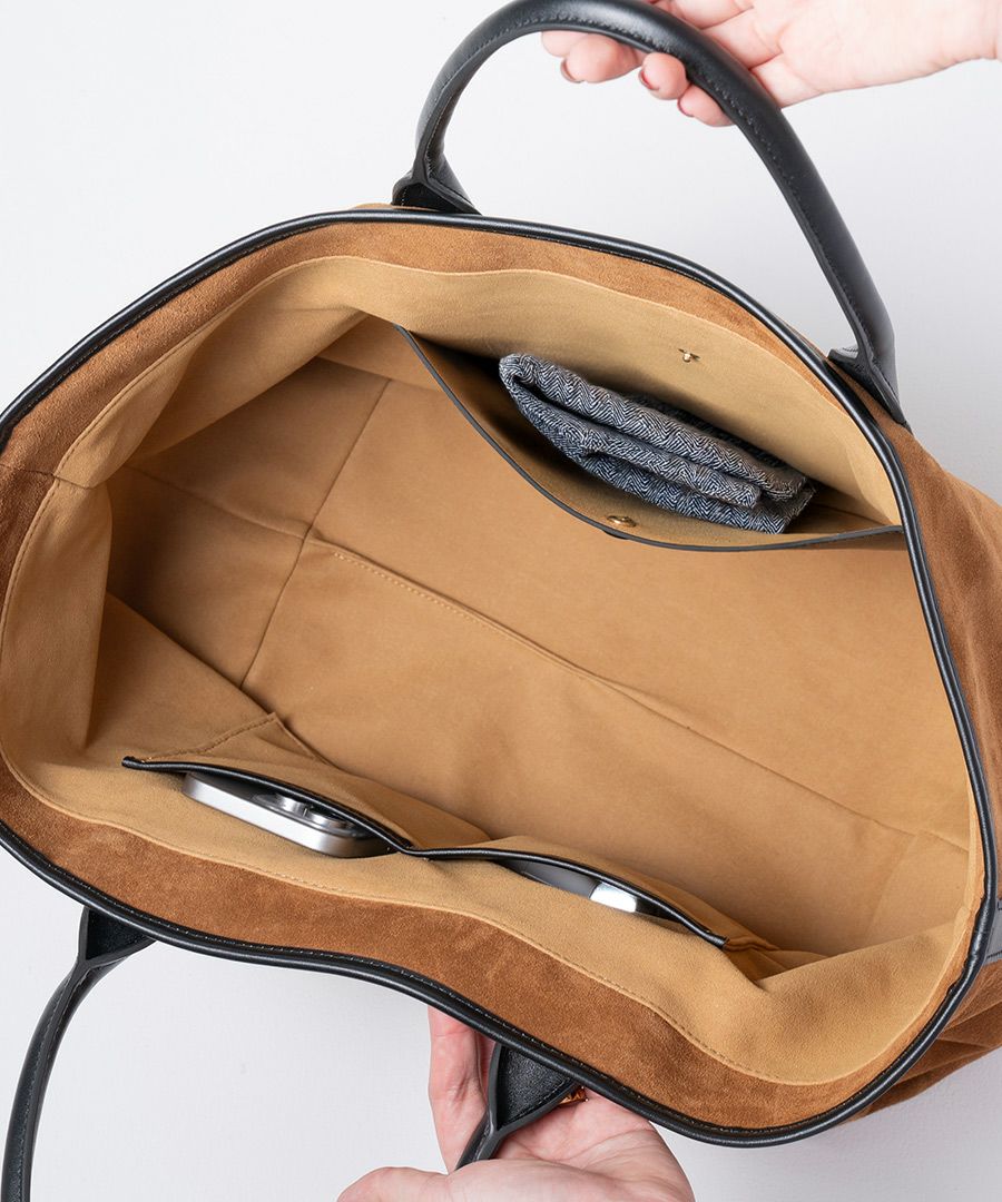 Vinnen ヴィネ｜MAISON HAYNI スエード 本革 トートバッグ