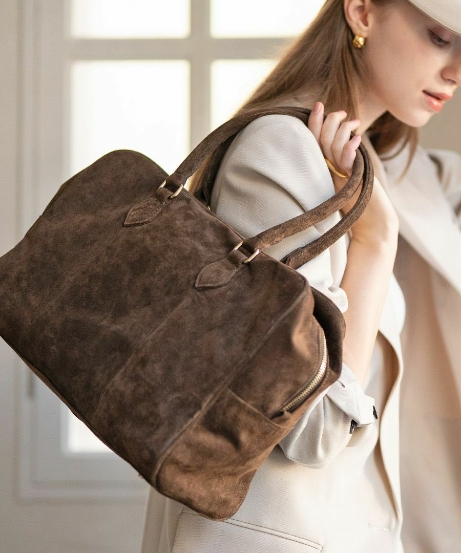 本革 スエード ボストンバッグ Donusa ドヌサ【第1世代・復刻版・在庫限り】