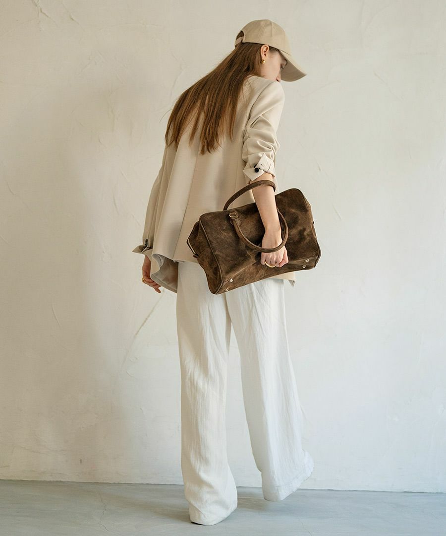 本革 スエード ボストンバッグ Donusa ドヌサ【第1世代・復刻版・在庫限り】