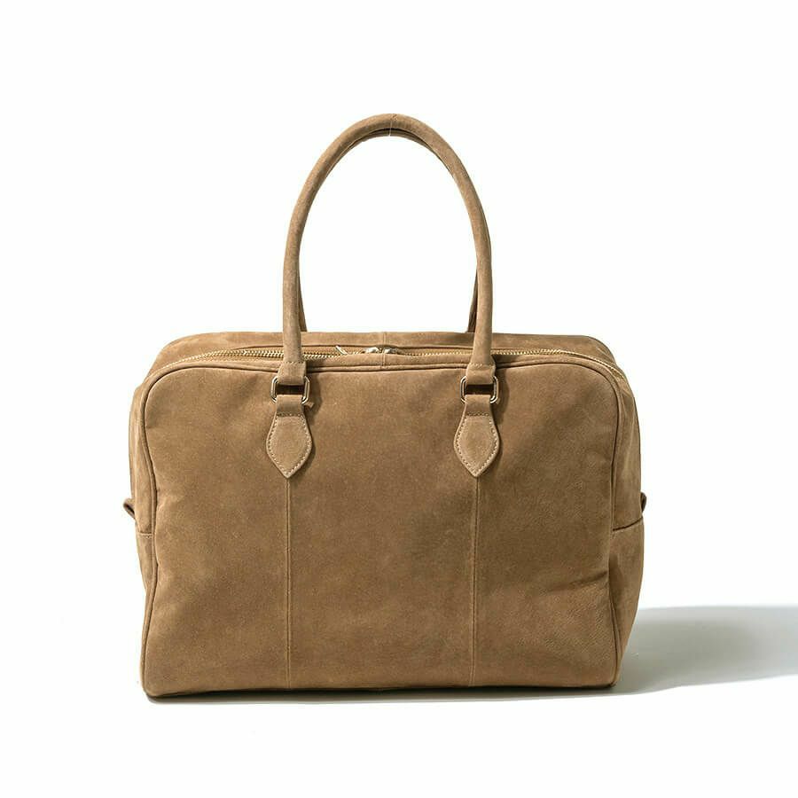 本革 スエード ボストンバッグ Donusa ドヌサ【第1世代・復刻版・在庫限り】 ブラウン