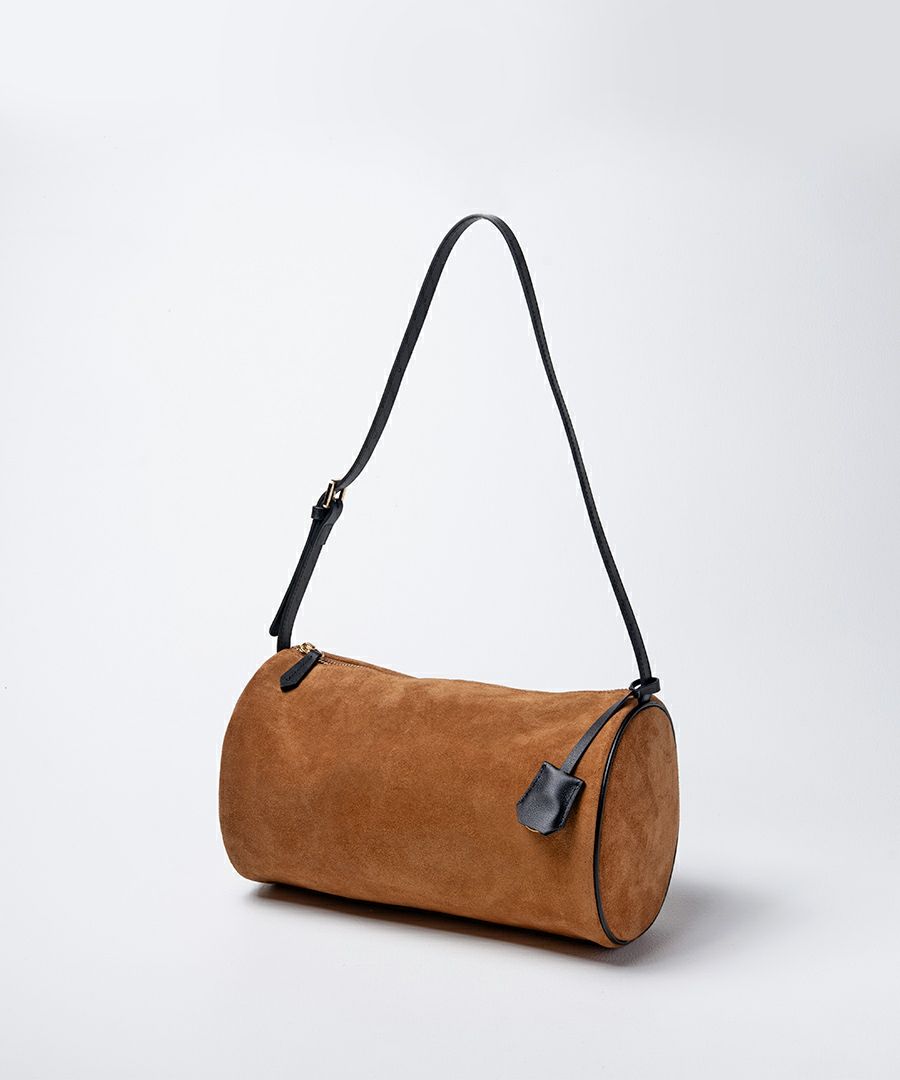 本スエード ショルダーバッグ Calmea maron カルメマロン｜MAISON HAYNI