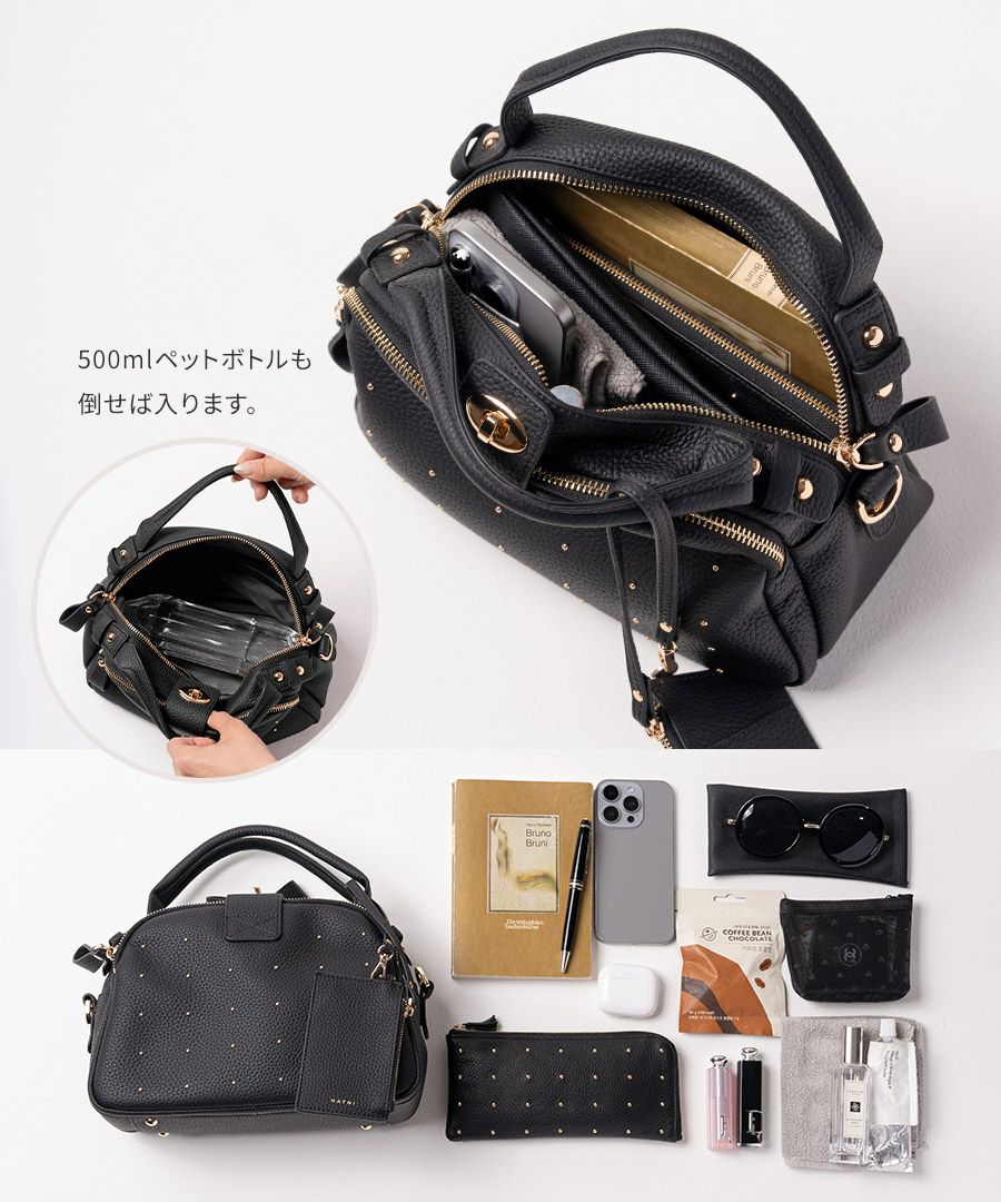 本革 2way ショルダーバッグ Nene Loche Dot ネネロシェ ドット