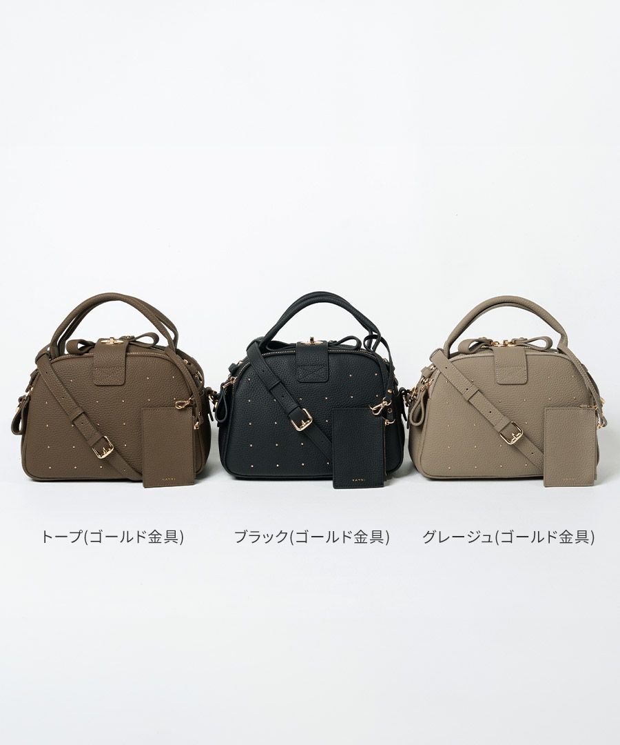 本革 2way ショルダーバッグ Nene Loche Dot ネネロシェ ドット