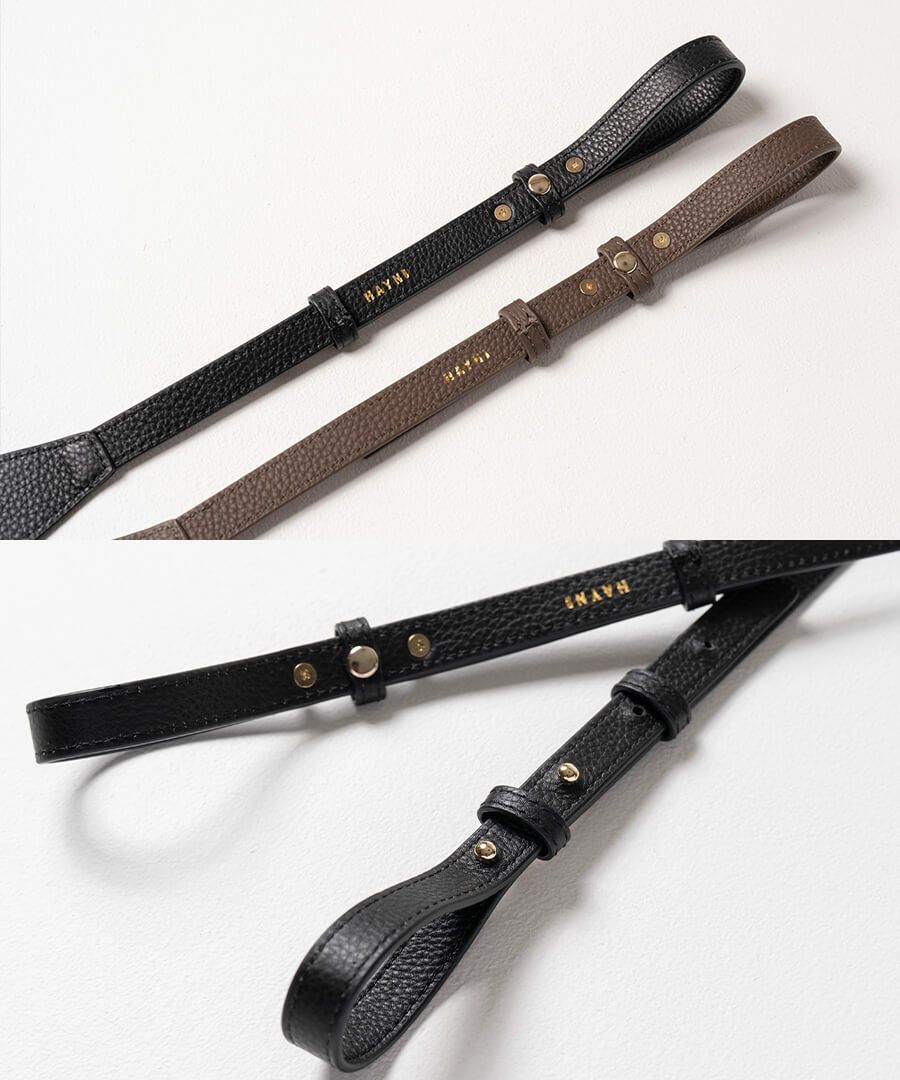 本革 ハング ワイド ショルダーストラップ