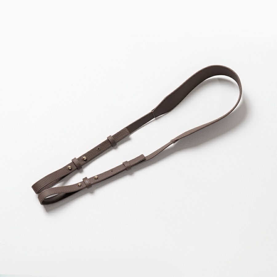 本革 ハング ワイド ショルダーストラップ トープ(ゴールド金具)